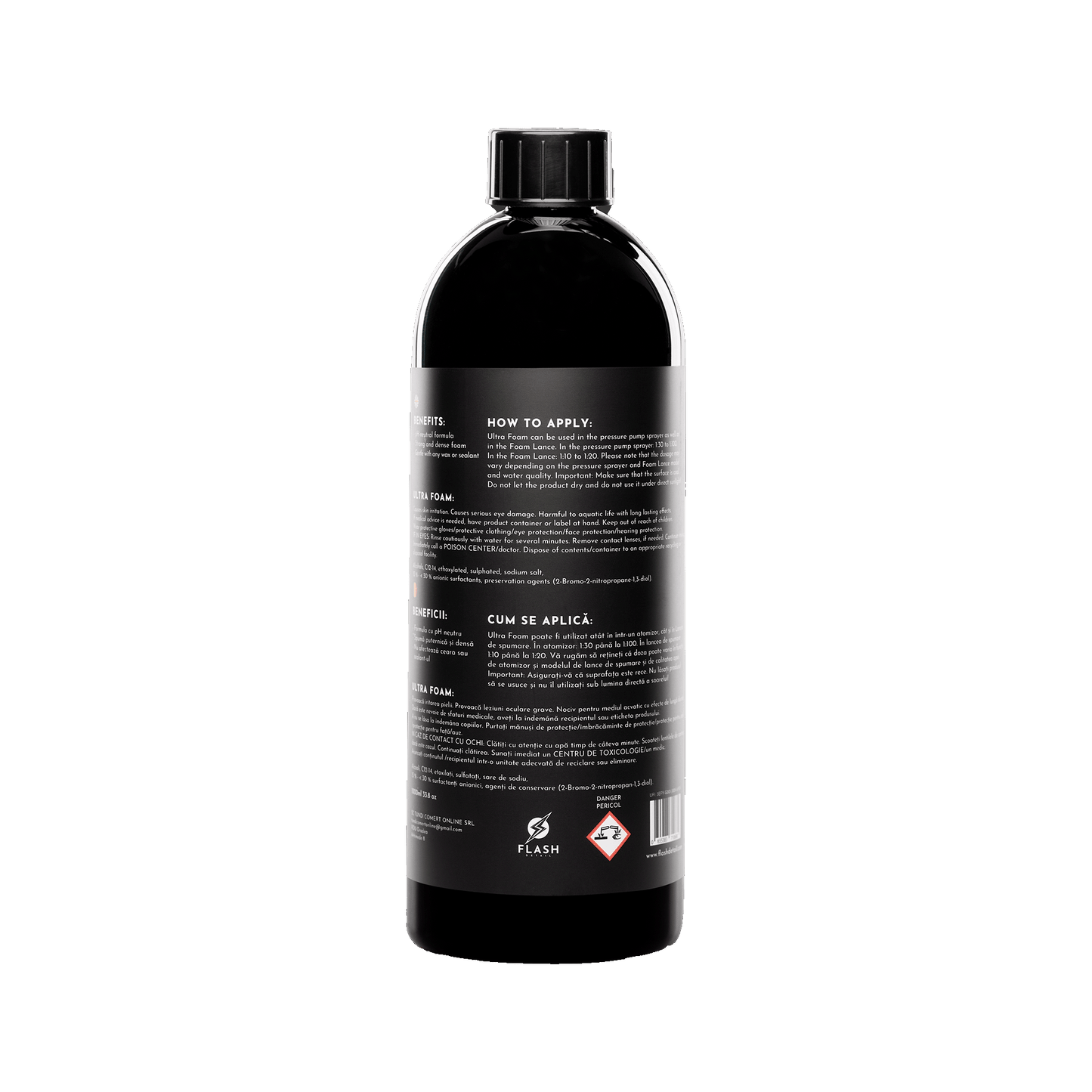 ULTRA FOAM 1000ml - PRELAVAGGIO CON SCHIUMA ATTIVA