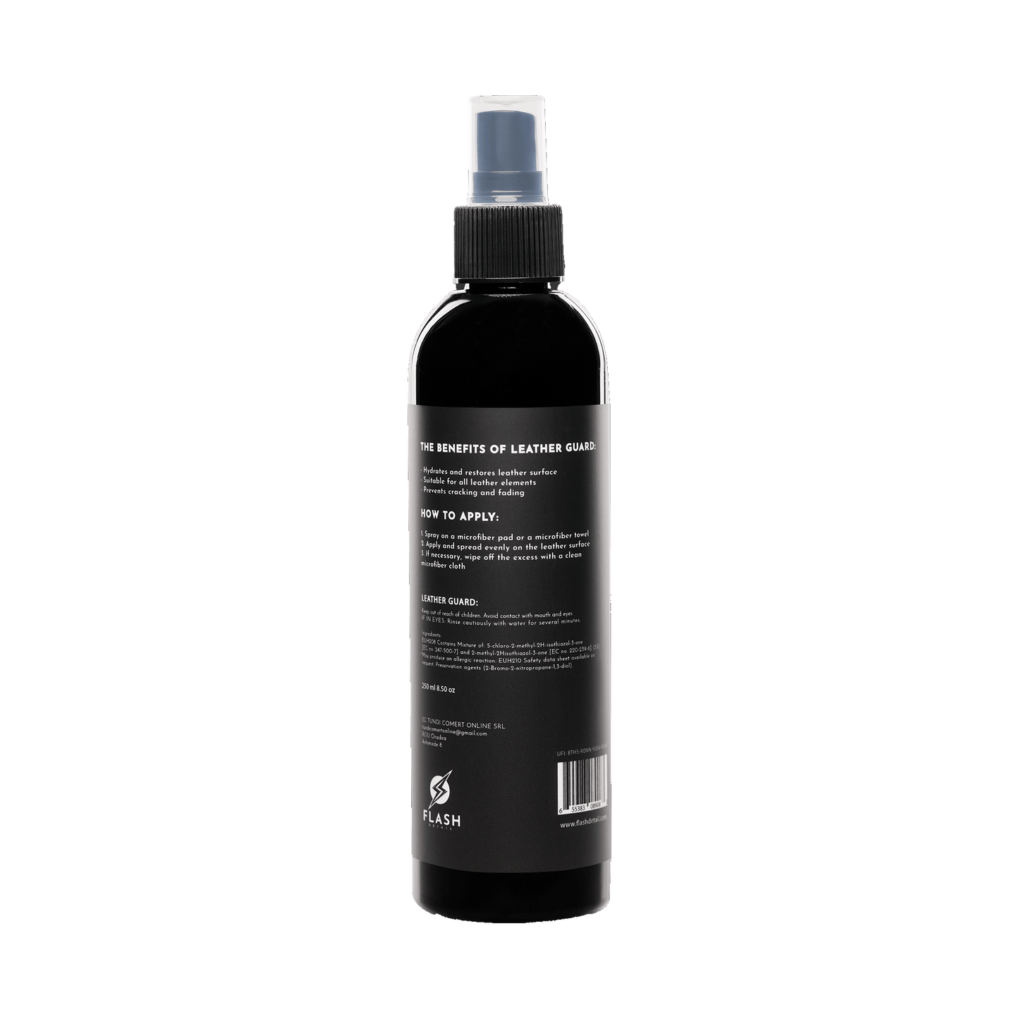 Leather Guard 250ml - Spray Protettivo e Nutriente per Pelle Auto
