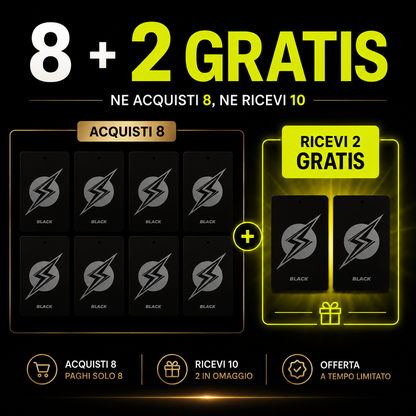 [PROMO] PROFUMATORE AUTO 8+2 GRATIS