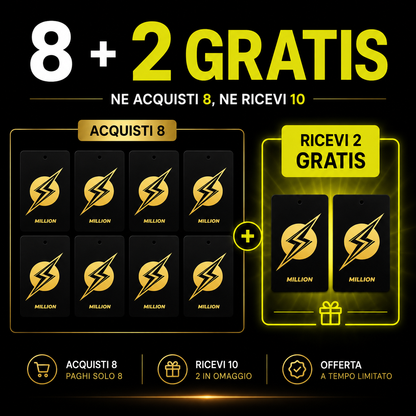 [PROMO] PROFUMATORE AUTO 8+2 GRATIS