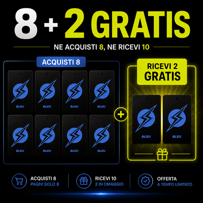 [PROMO] PROFUMATORE AUTO 8+2 GRATIS