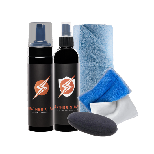 KIT PELLE COMPLETO - RINNOVA E PROTEGGI GLI INTERNI IN PELLE DELLA TUA AUTO